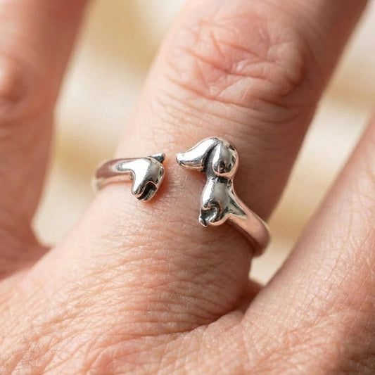 Vintage Dachshund Dog Ring