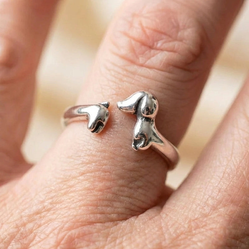 Vintage Dachshund Dog Ring