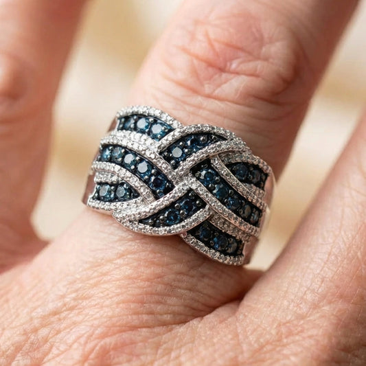 Elegant Sapphire Diamond Ring