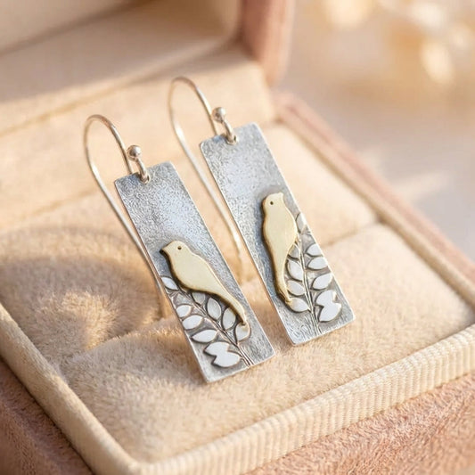 Elegant Bird Dangle Earrings