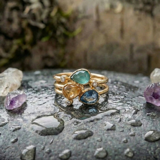 Elegant Gemstone Statement Ring
