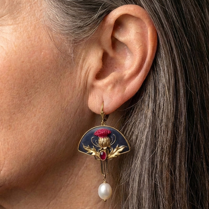 Romantic Earrings Pearl for Special Moments