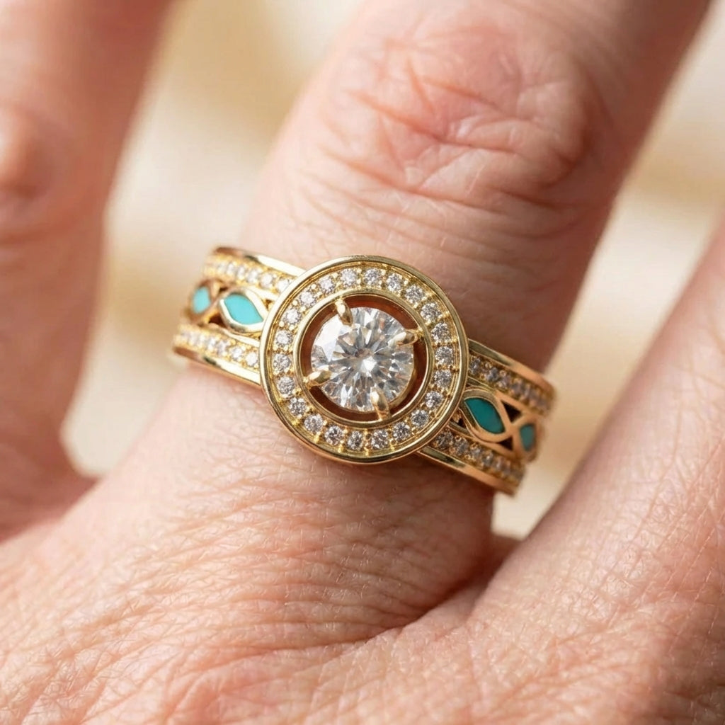 Vintage Gold Diamond Ring