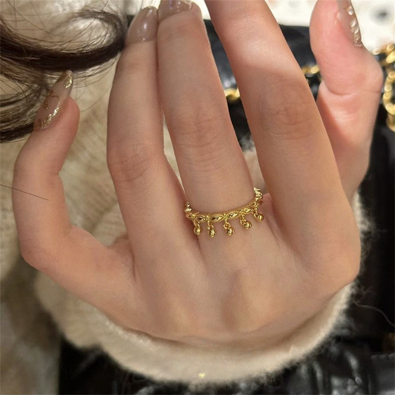 Gold Charm Ring