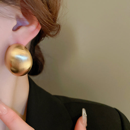 Gold Dome Earrings