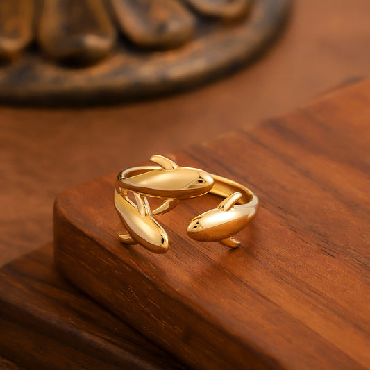 Gold Fish Ring