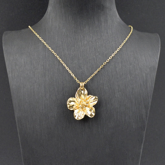 Gold Flower Necklace
