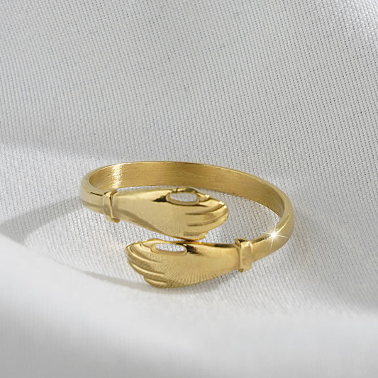 Gold Hand Ring