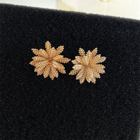 Gold Starburst Earrings