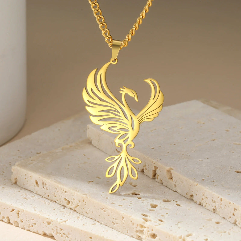 Golden Phoenix Necklace