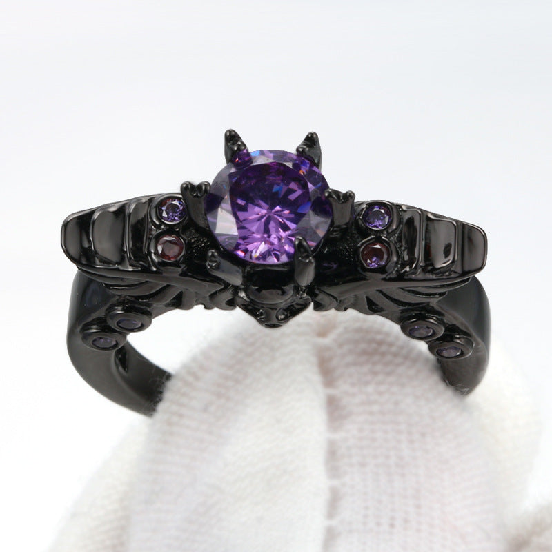 Gothic Amethyst Ring