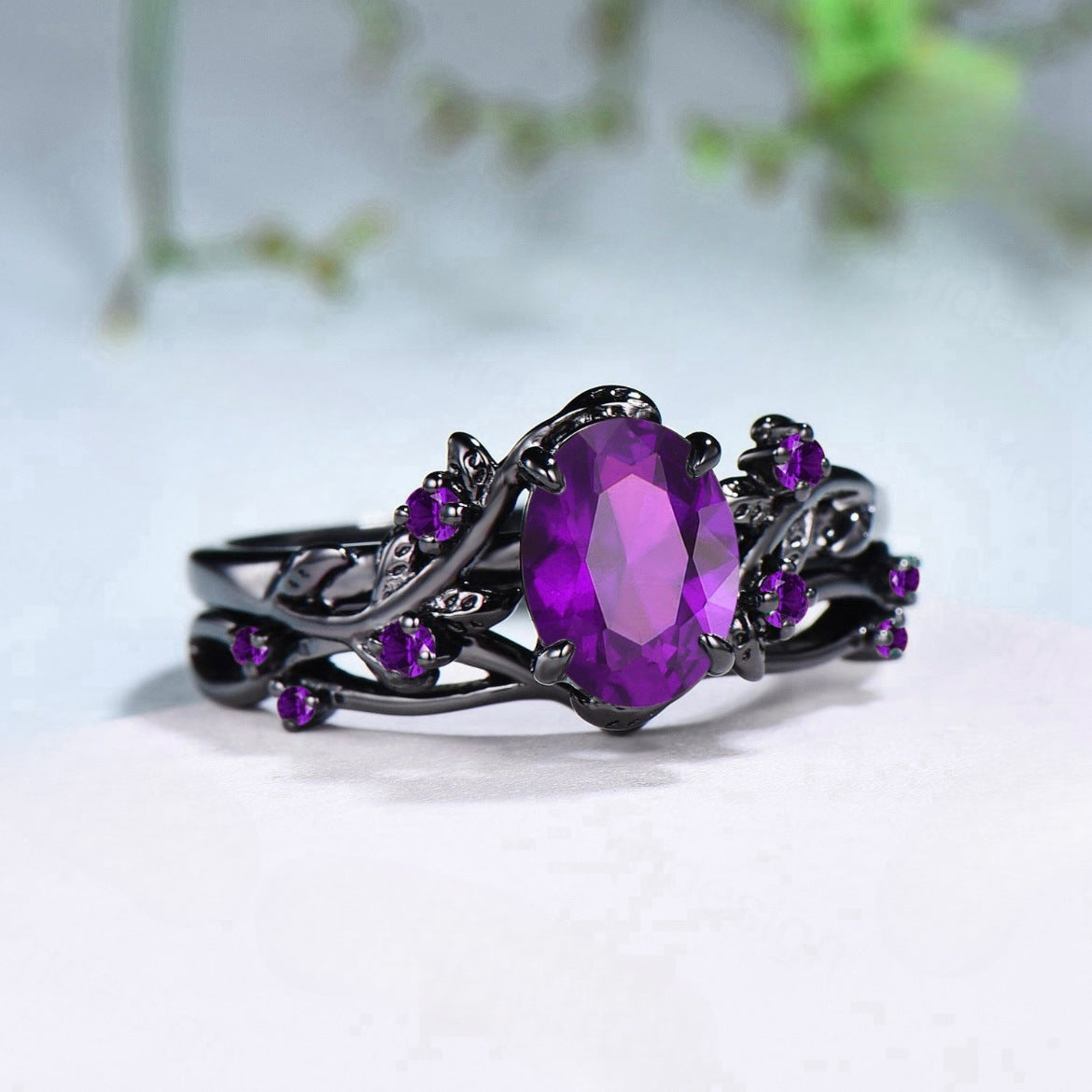 Gothic Amethyst Ring