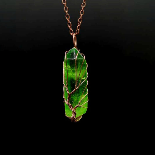 Handmade Green Peridot Necklace