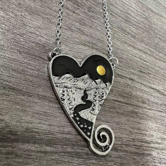 Handmade Mountain Necklace