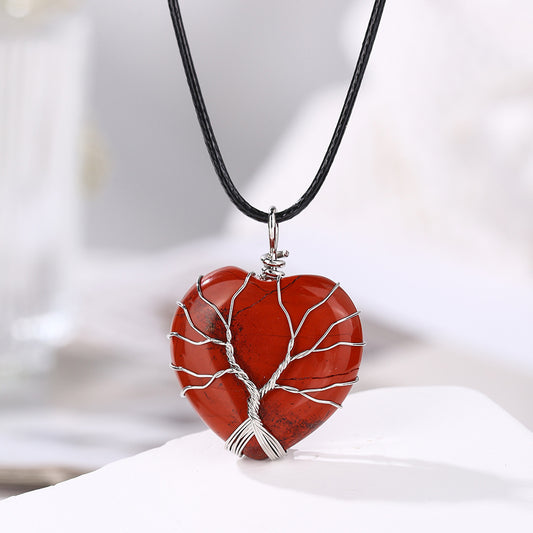 Handmade Red Jasper Necklace