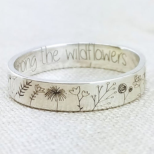 Handmade Wildflower Ring