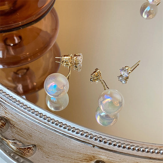 Iridescent Bubble Earrings