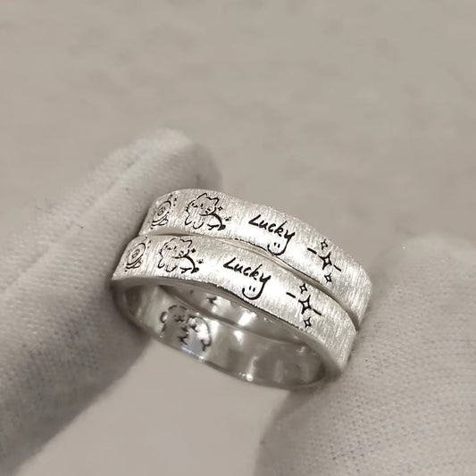 Lucky Charm Silver Ring