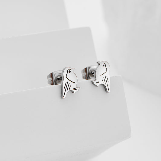 Minimalist Bird Earrings