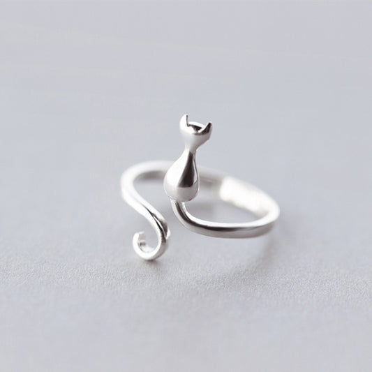 Minimalist Cat Ring