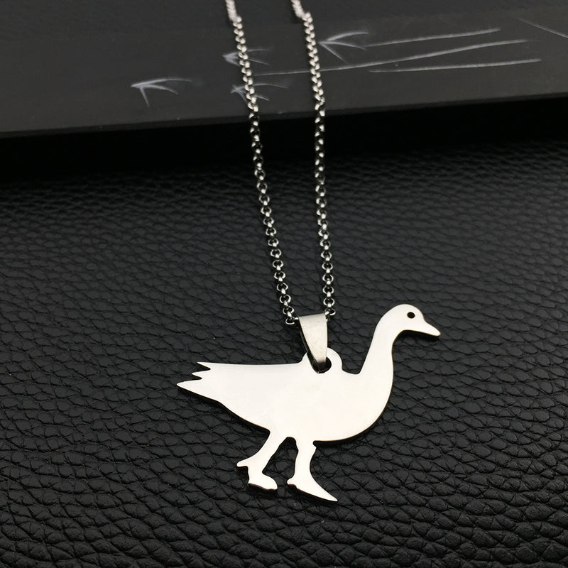 Minimalist Duck Necklace