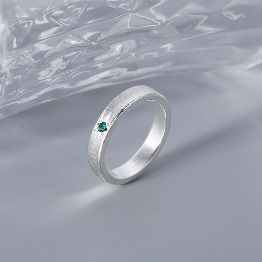 Minimalist Emerald Ring