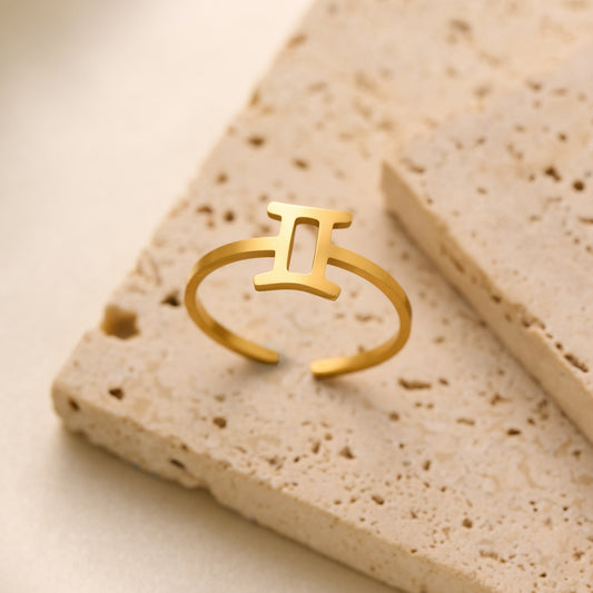 Minimalist Gemini Ring