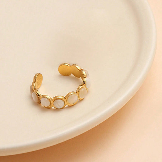 Minimalist Gold Circle Ring