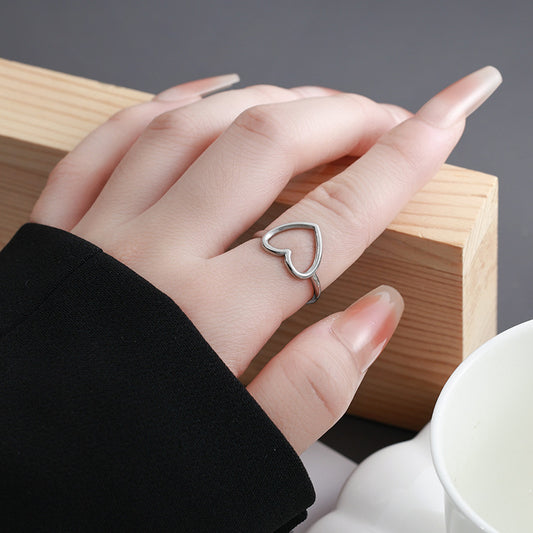 Minimalist Heart Ring