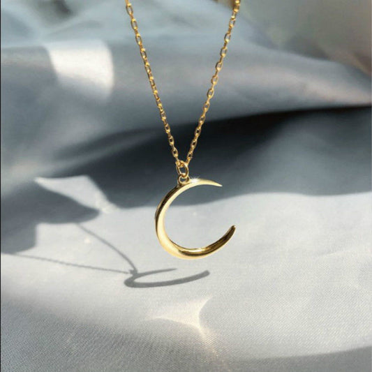 Minimalist Moon Necklace