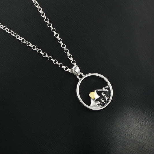 Minimalist Moon Necklace