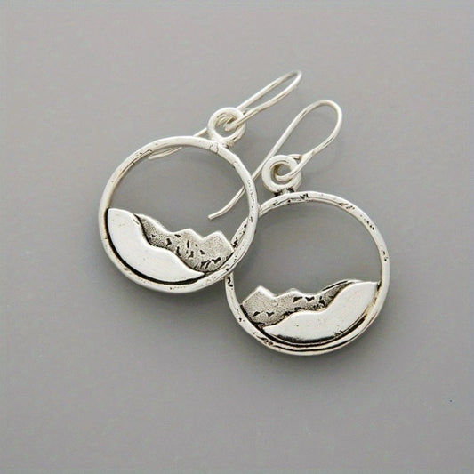 Minimalist Mountain Earrings