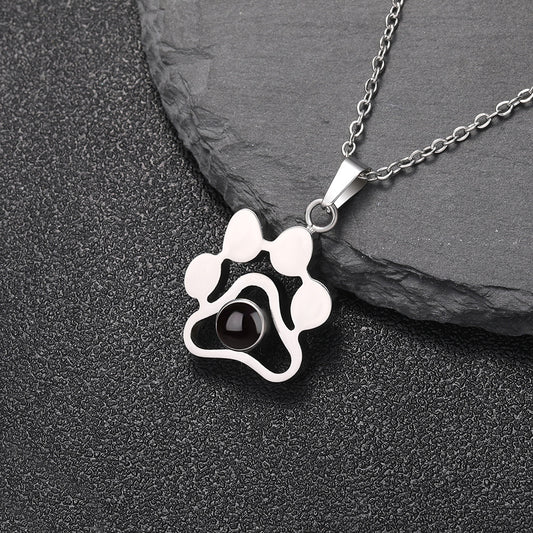 Minimalist Paw Necklace