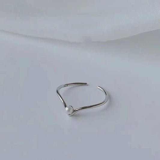 Minimalist Pearl Ring