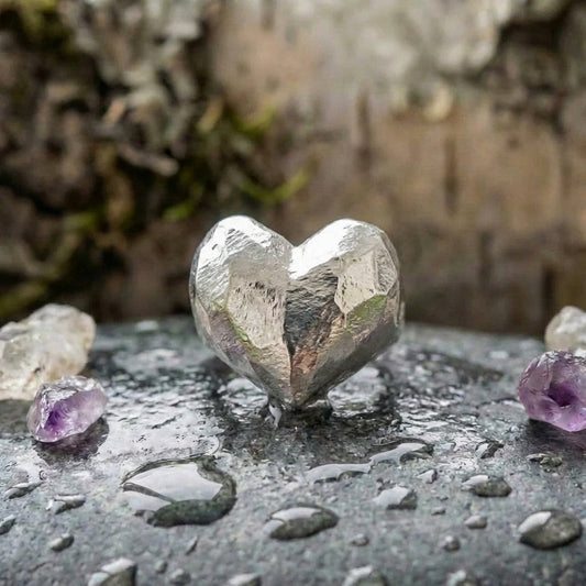Minimalist Silver Heart Ring