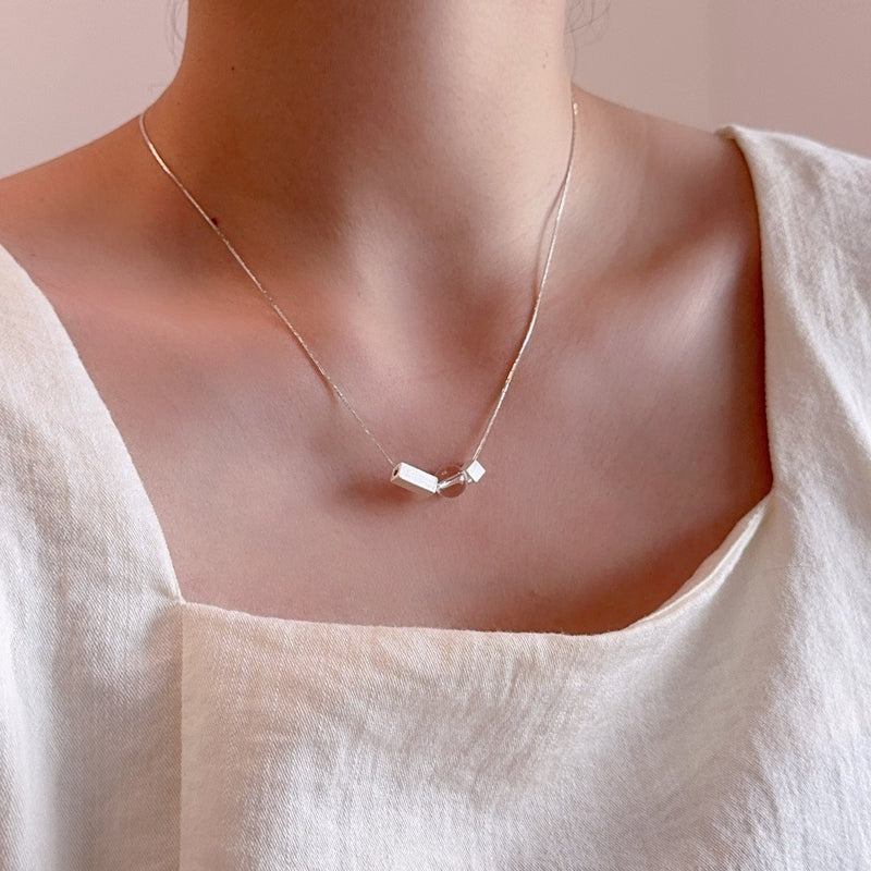 Minimalist Silver Necklace