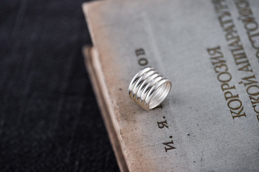 Minimalist Spiral Ring