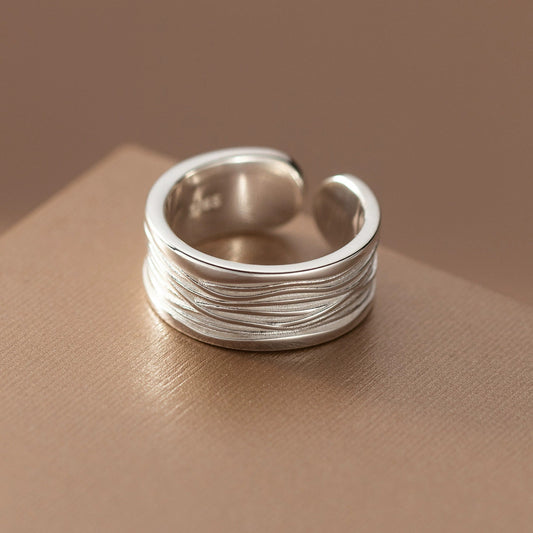 Minimalist Textured Ring