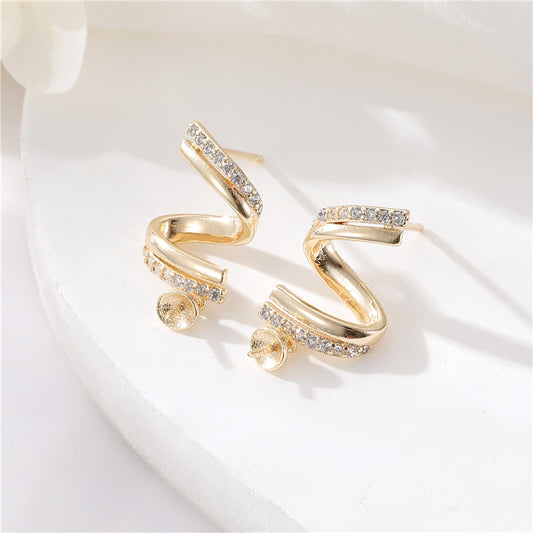 Modern Crystal Earrings