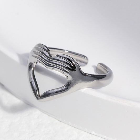 Modern Heart Ring