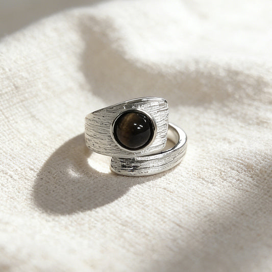 Modern Onyx Ring