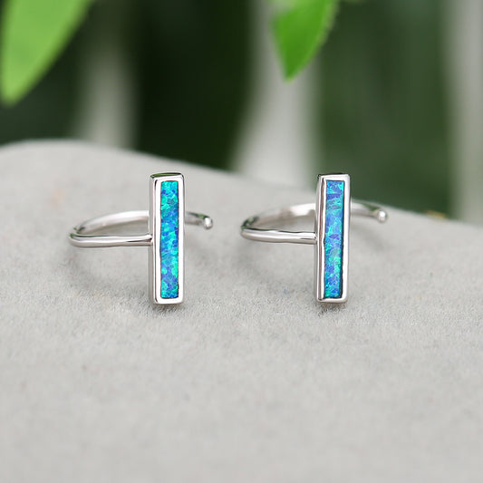 Modern Opal Earrings