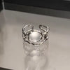 Modern Pearl Ring