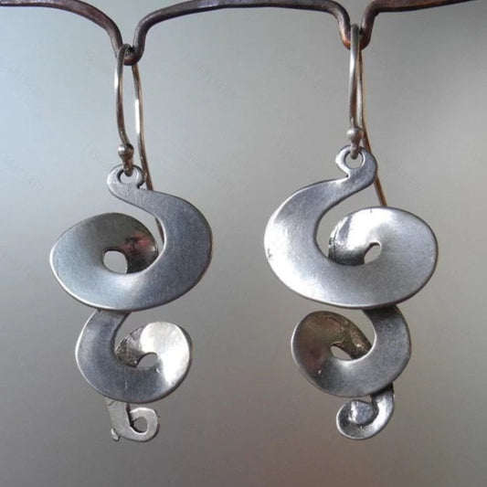 Modern Silver Earrings