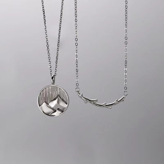 Modern Silver Necklace