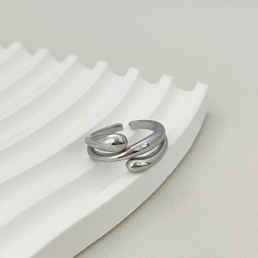 Modern Silver Ring