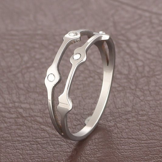Modern Silver Ring