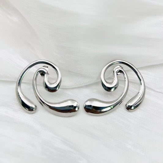 Modern Spiral Earrings