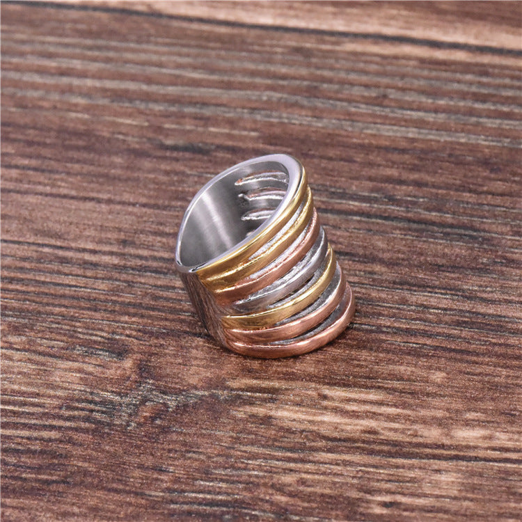 Modern Stacked Ring