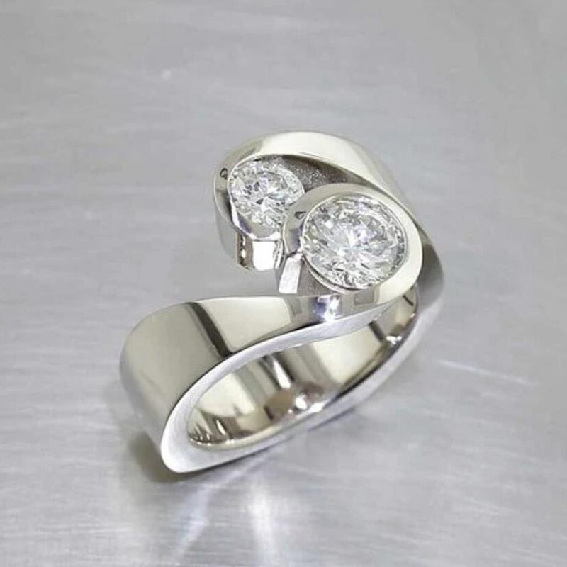 Modern Stone Ring